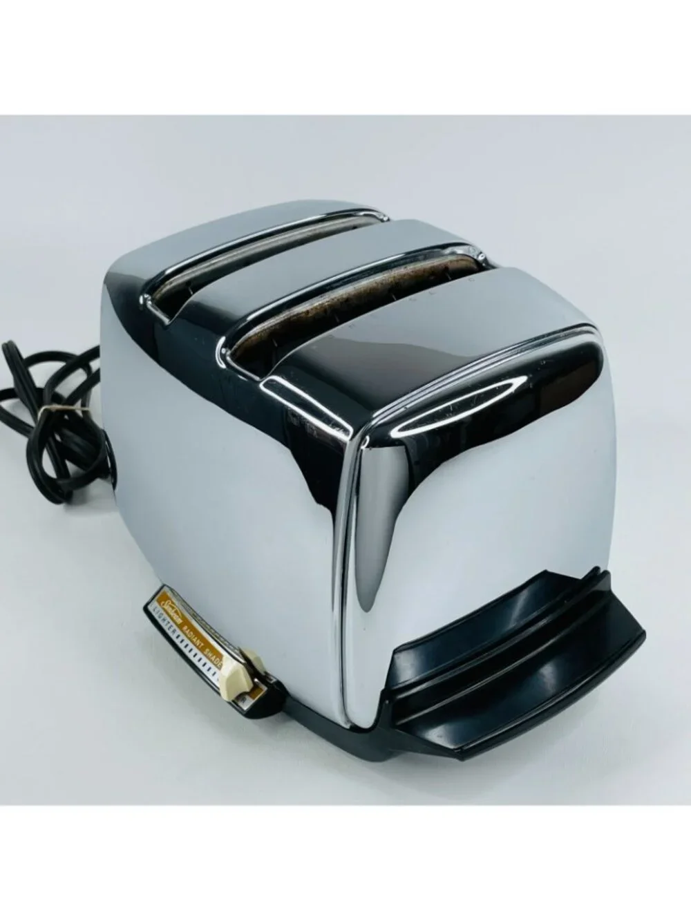 NEEDS REPAIR / NON-WORKING Sunbeam AT-W Chrome Toaster Radiant Shade Auto Drop